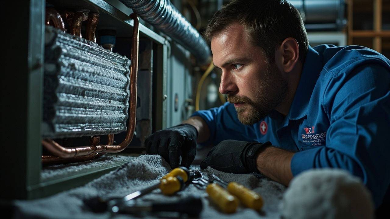 Frozen AC Coil Repair in Indianapolis – 24/7 Emergency Response With Same-Day Service Available