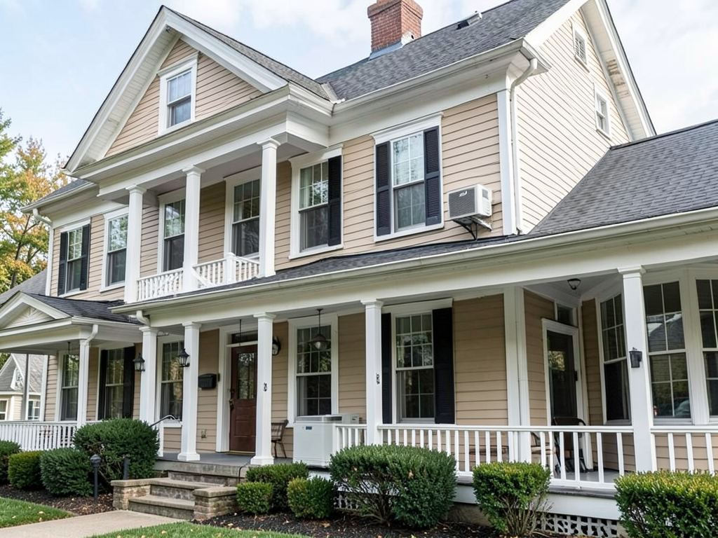 Fitting modern air conditioning into irvington his