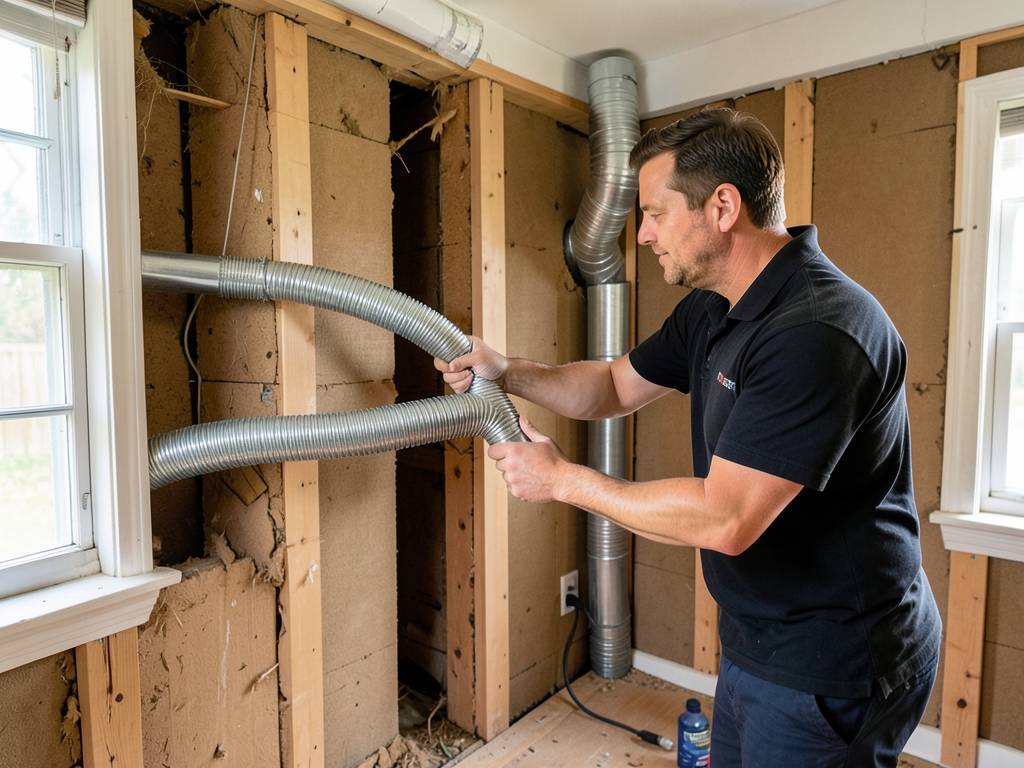 How to fit high velocity air conditioning into an