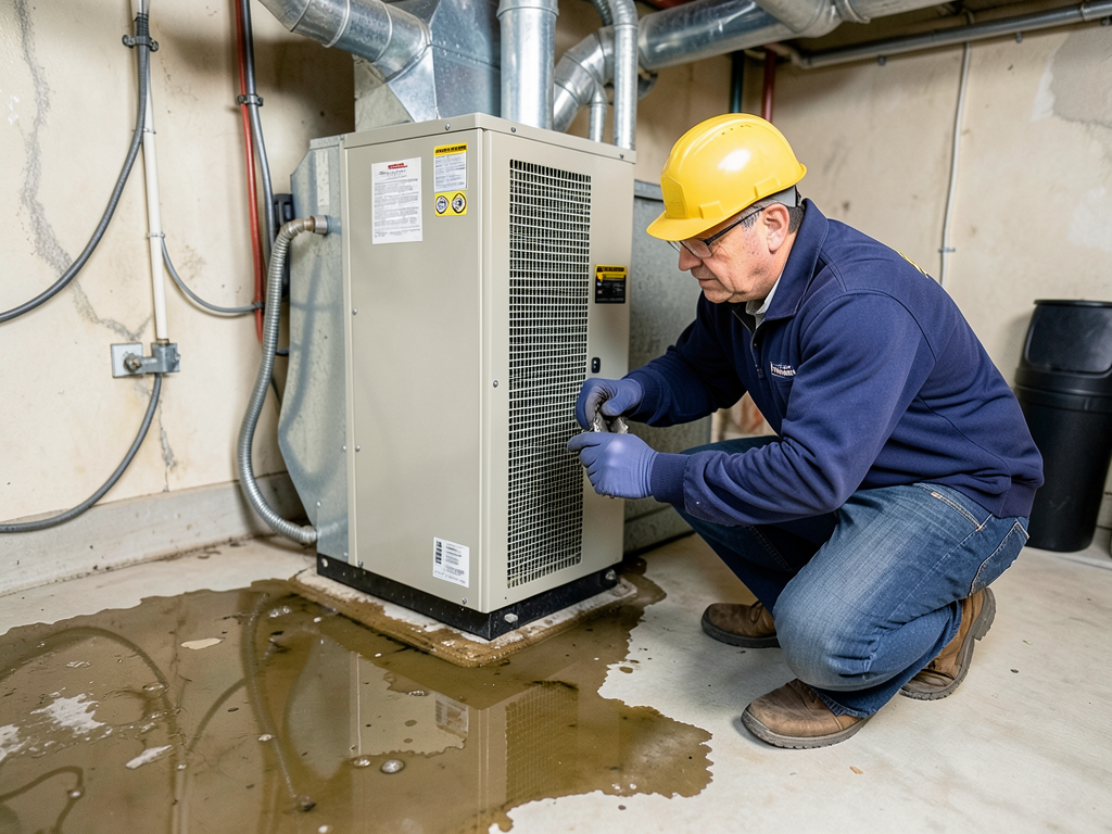 Preventing Costly Water Damage from a Leaking AC in Your Finished Basement in Woodmont