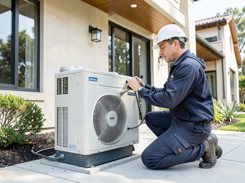 The best way to heat and cool a large meridian hil