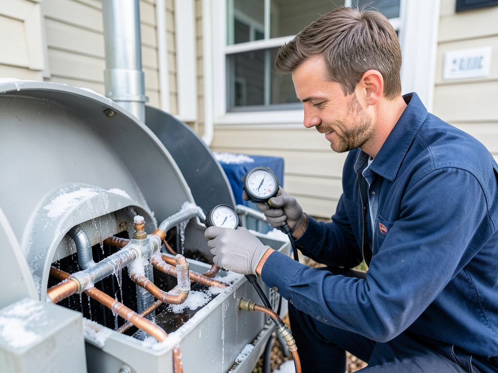 Why is my ac unit frozen solid even though it is